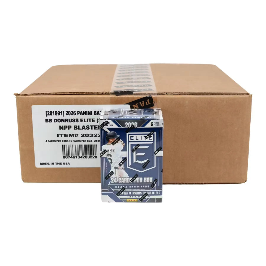 2026 Panini Donruss Elite Baseball Blaster 20-Box Case (Ships Sealed Only)