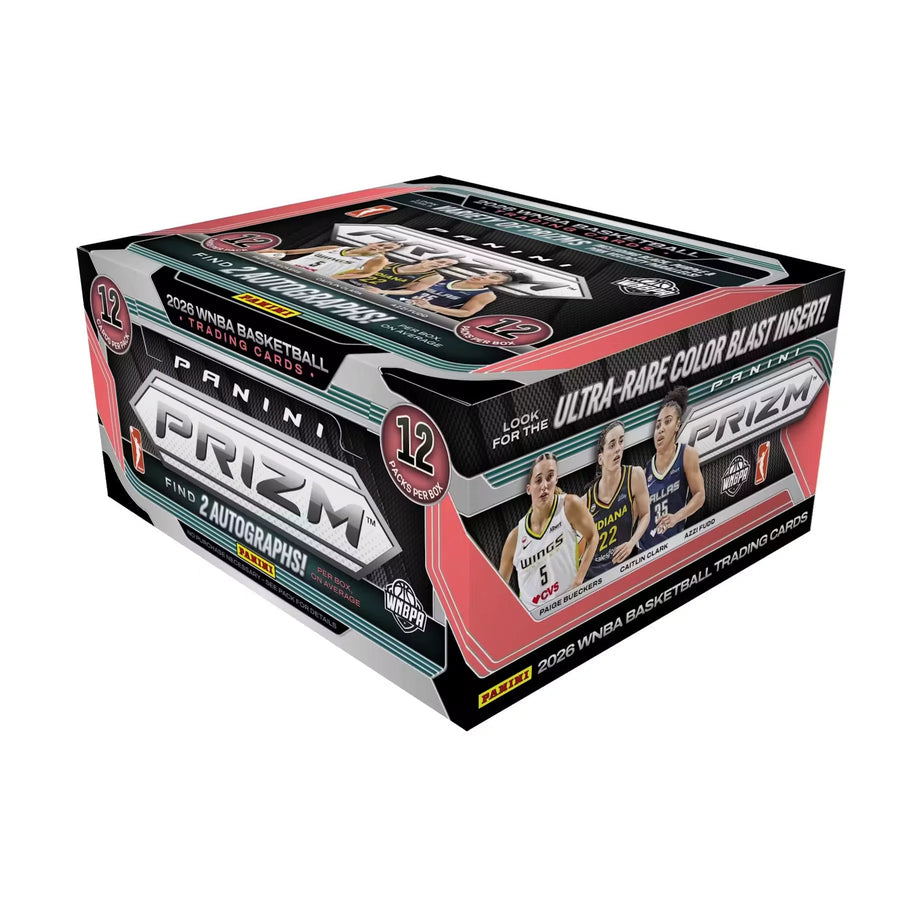 2026 Panini Prizm WNBA Basketball Hobby 12-Box Case | Presell (Ships Sealed Only)
