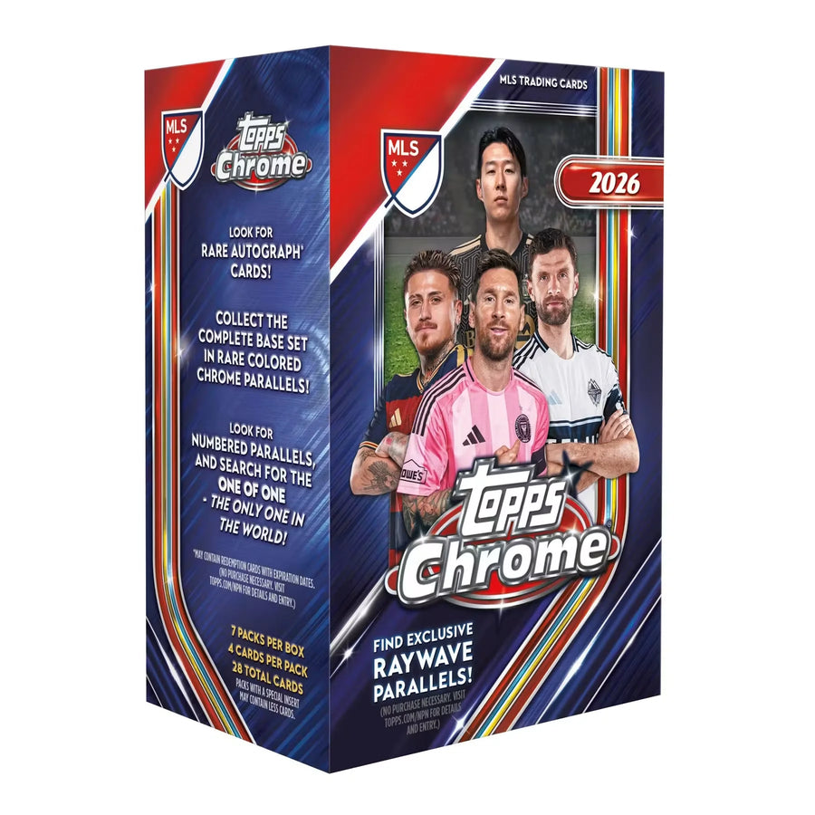 2026 Topps MLS Chrome Blaster 40-Box Case | Presell (Ships Sealed Only)