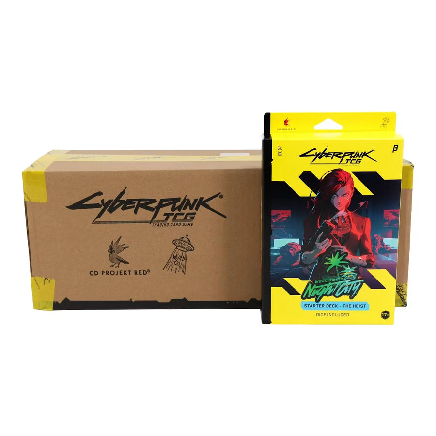 Cyberpunk TCG The Heist Starter 6-Deck Case | P4217925