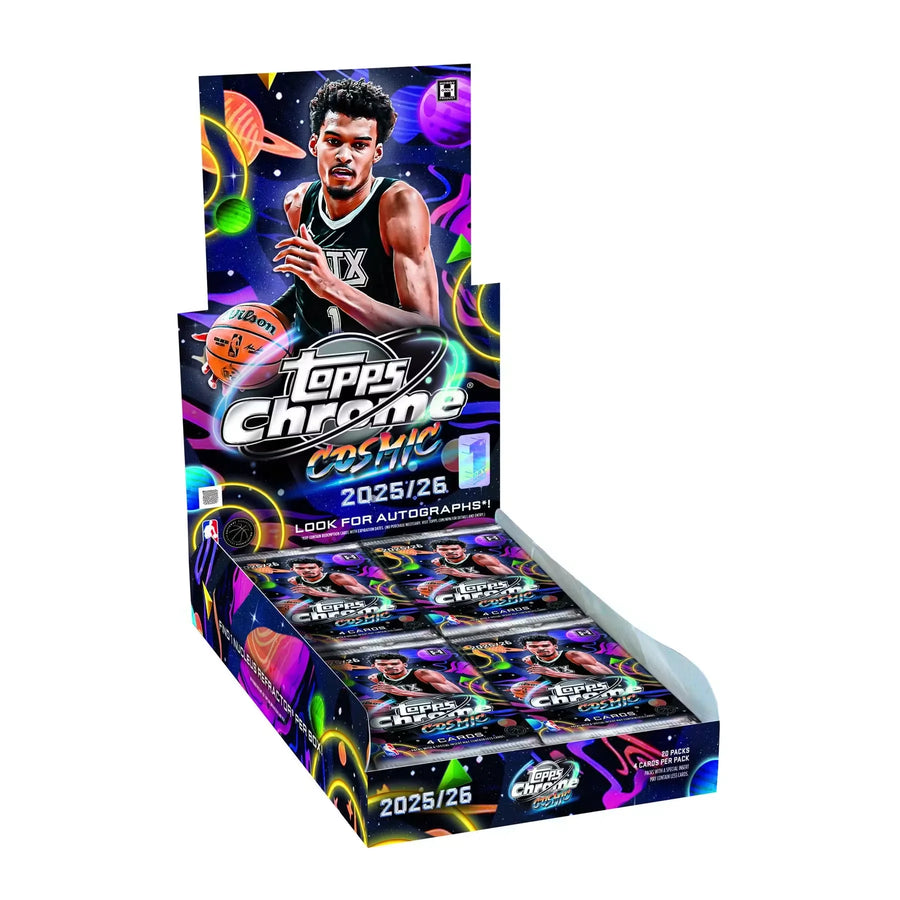 2025-26 Topps Cosmic Chrome Basketball First Day Issue Hobby 8-Box Case (Ships Sealed Only)