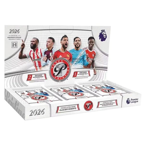2025-26 Topps Pristine Premier League Soccer Hobby 6-Box Case (Ships Sealed Only)