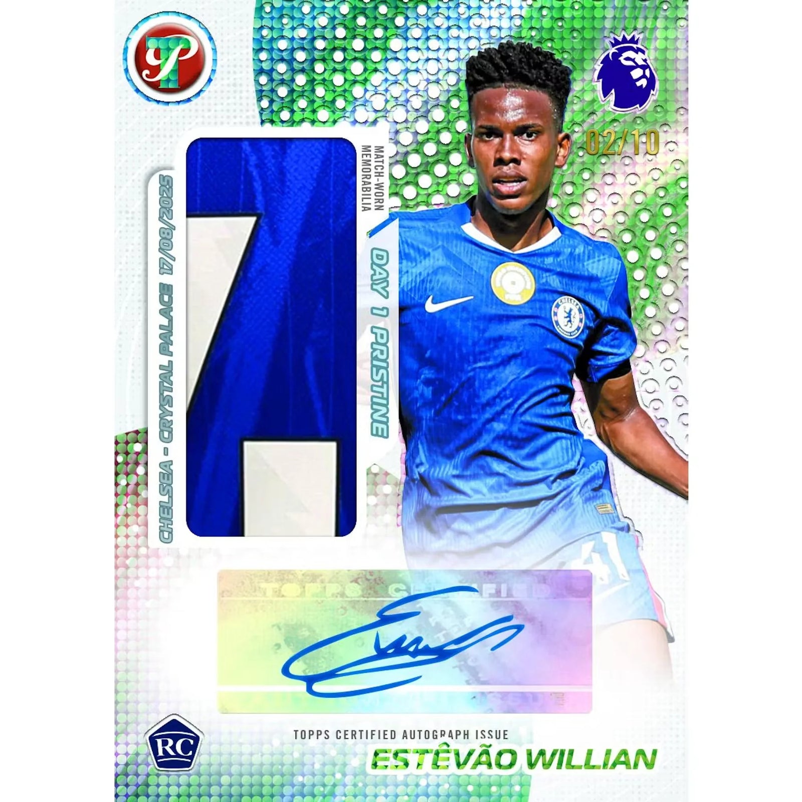 2025-26 Topps Pristine Premier League Soccer Hobby 6-Box Case (Ships Sealed Only)