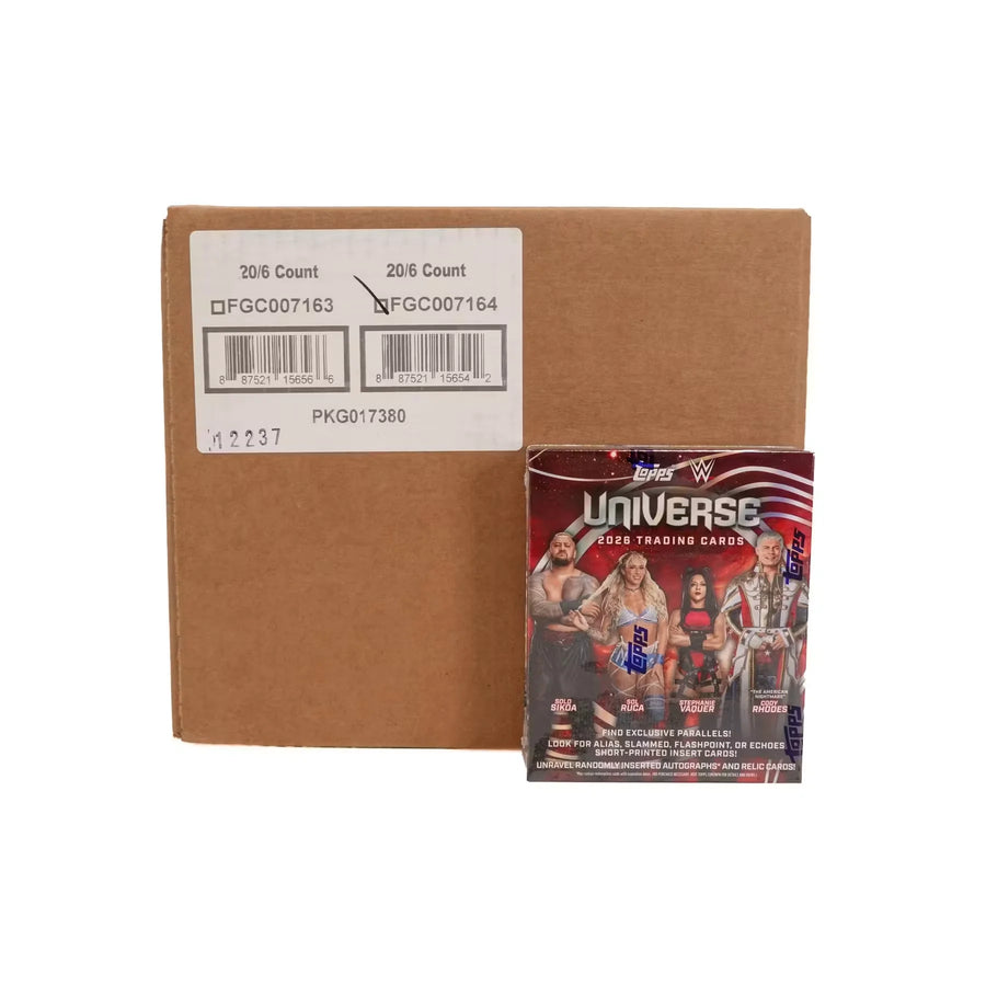 2026 Topps WWE Universe Wrestling Mega 20-Box Case (Ships Sealed Only) | P5178199