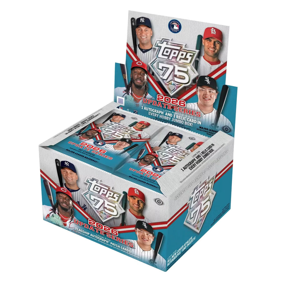 2026 Topps Update Series Baseball Hobby Jumbo 6-Box Case | Presell | P5178221