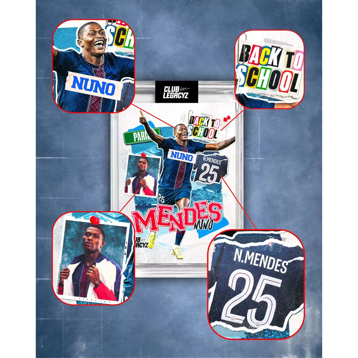 2026 Club Legacyz Icons Back to School Fifth Edition Soccer Hobby 10-Box Case | P5178288