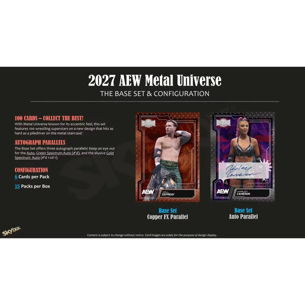 2027 Upper Deck AEW Skybox Metal Universe Wrestling Hobby 16-Box Case | P5178302
