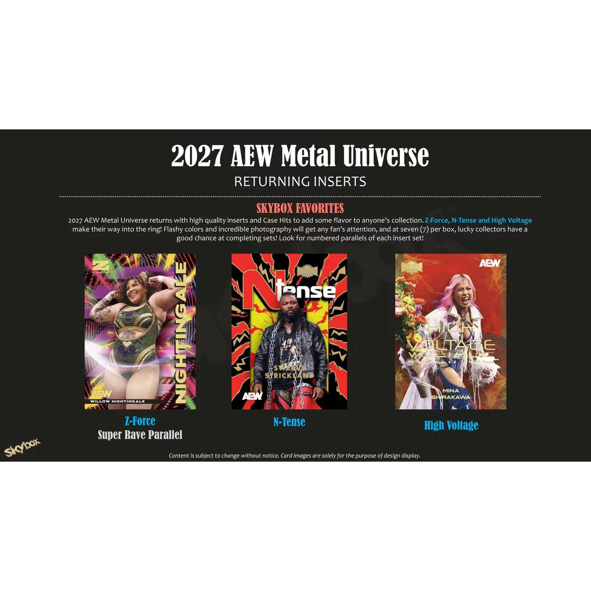 2027 Upper Deck AEW Skybox Metal Universe Wrestling Hobby 16-Box Case | P5178302