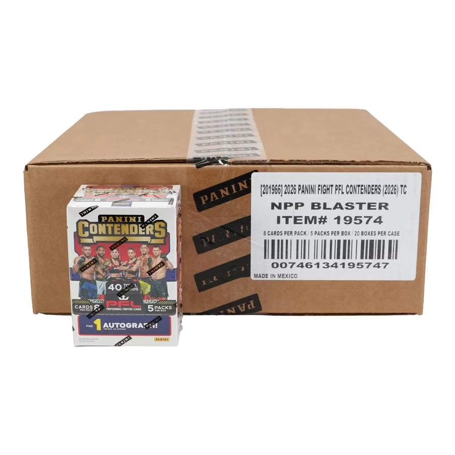 2026 Panini Contenders Professional Fighters League Blaster 20-Box Case | P5178896