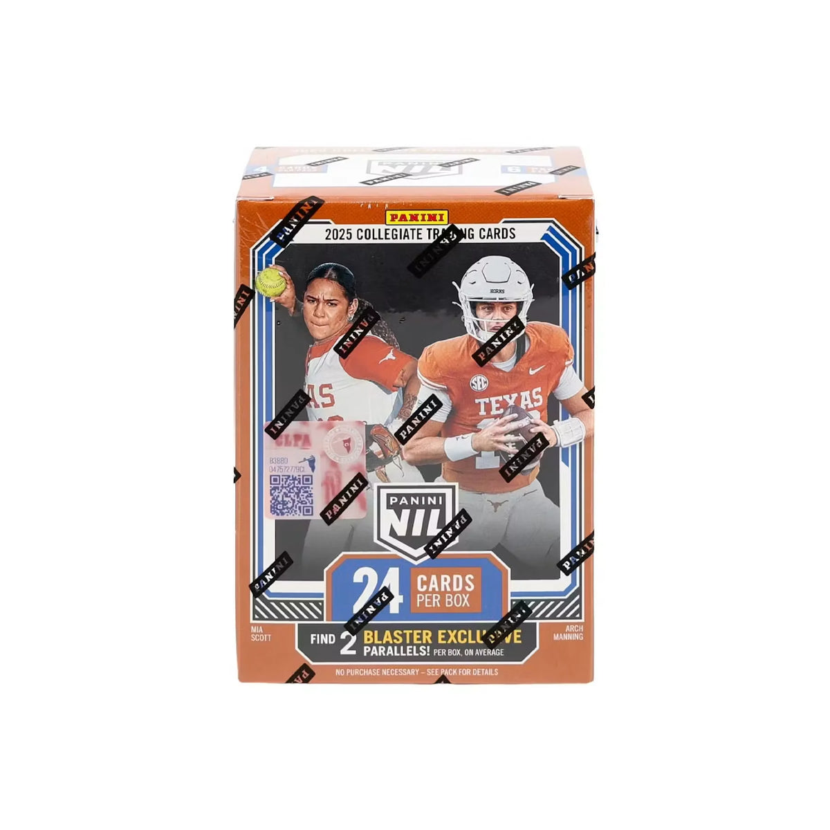 2025 Panini NIL Texas Longhorns Blaster 20-Box Case (Ships Sealed Only) | P5178906
