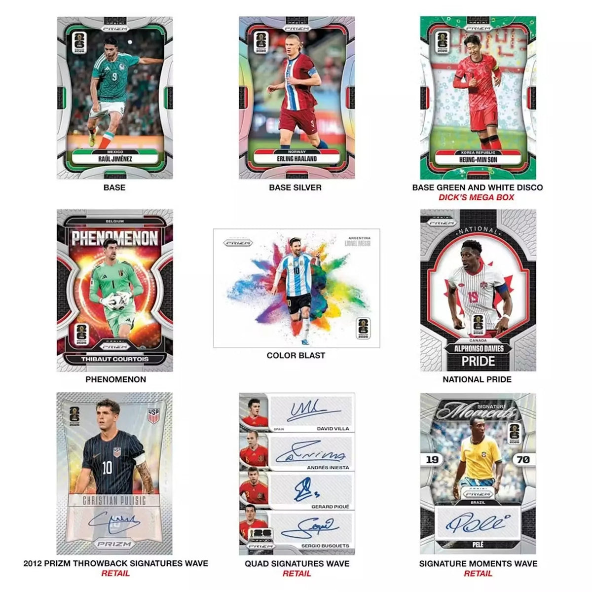 2026 Panini Prizm FIFA World Cup Soccer Mega 20-Box Case | Bronze Disco | P5178920