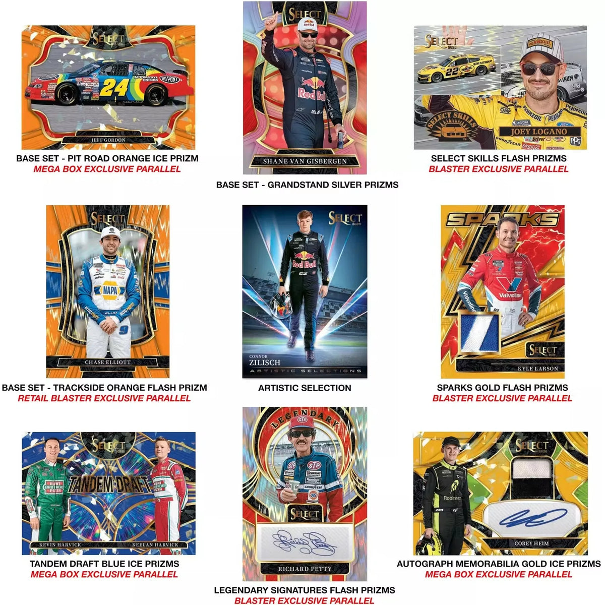 2026 Panini Select NASCAR Racing Blaster 20-Box Case (Ships Sealed Only) - D | P5179124