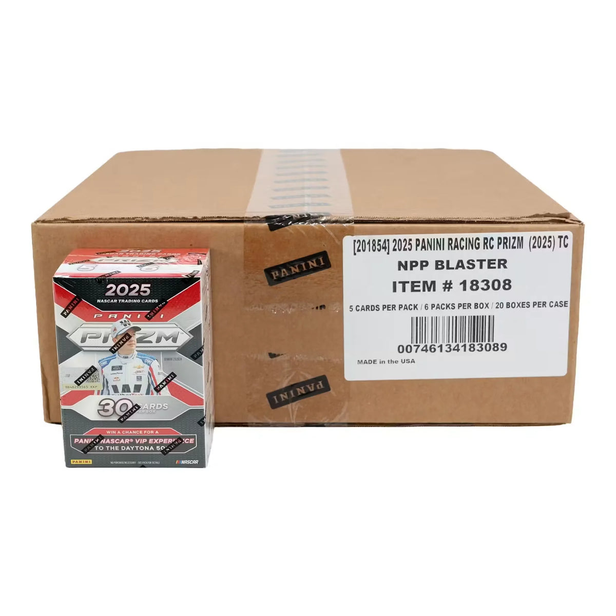 2025 Panini Prizm NASCAR Racing Blaster 20-Box Case (Ships Sealed Only) - D | P5179131