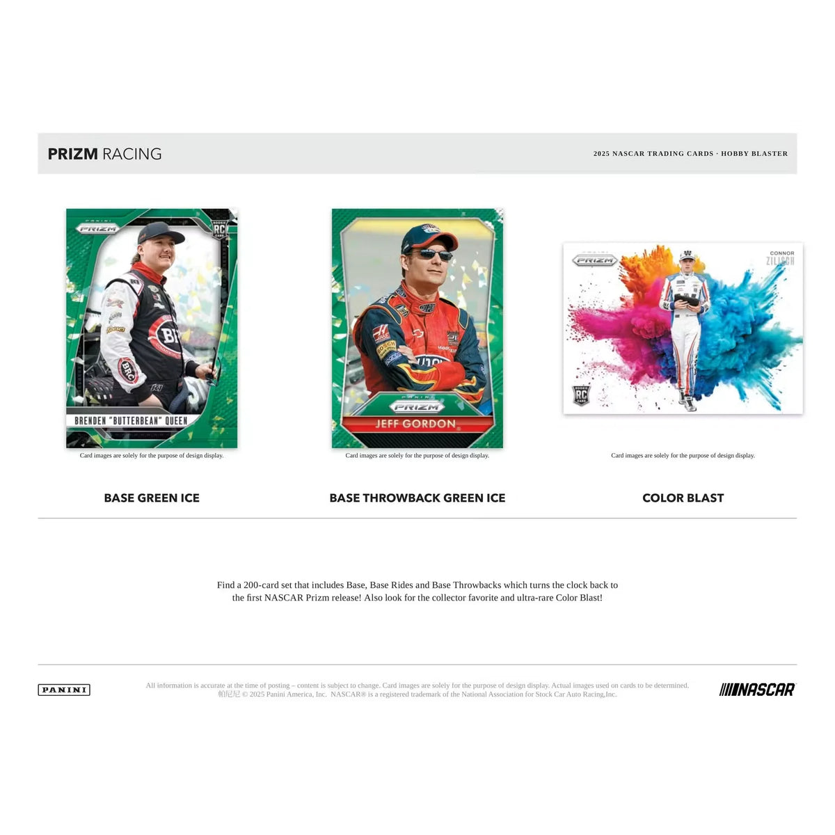 2025 Panini Prizm NASCAR Racing Blaster 20-Box Case (Ships Sealed Only) - D | P5179131