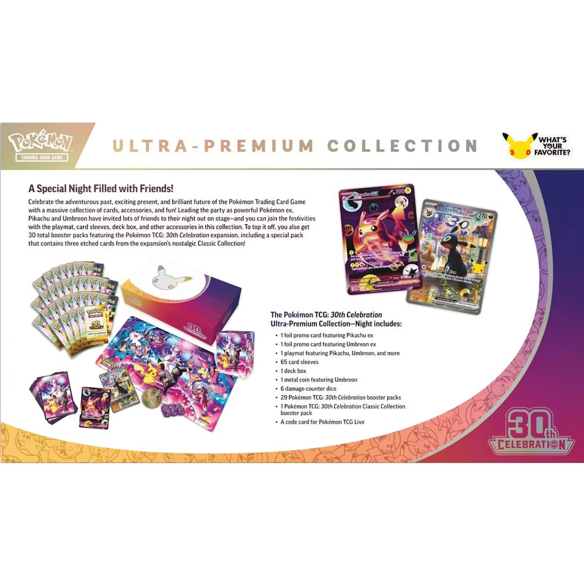 Pokemon 30th Celebration Ultra Premium Collection | 4-Box Case | P5181059