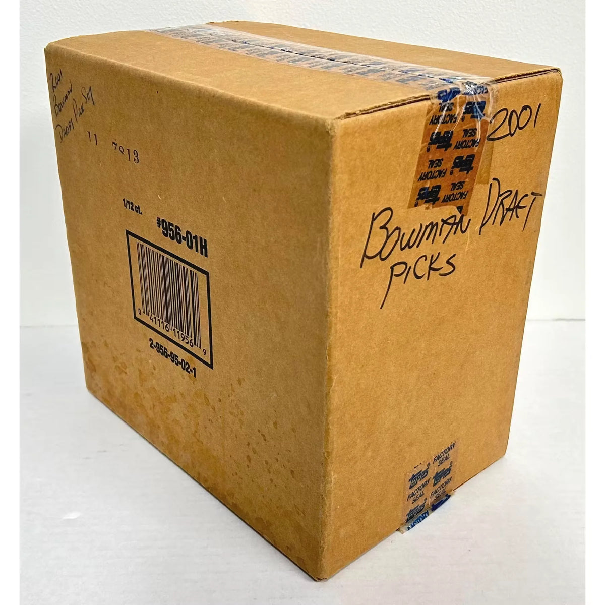 2001 Bowman Draft Picks & Prospects Baseball Factory Set Case | P5293593