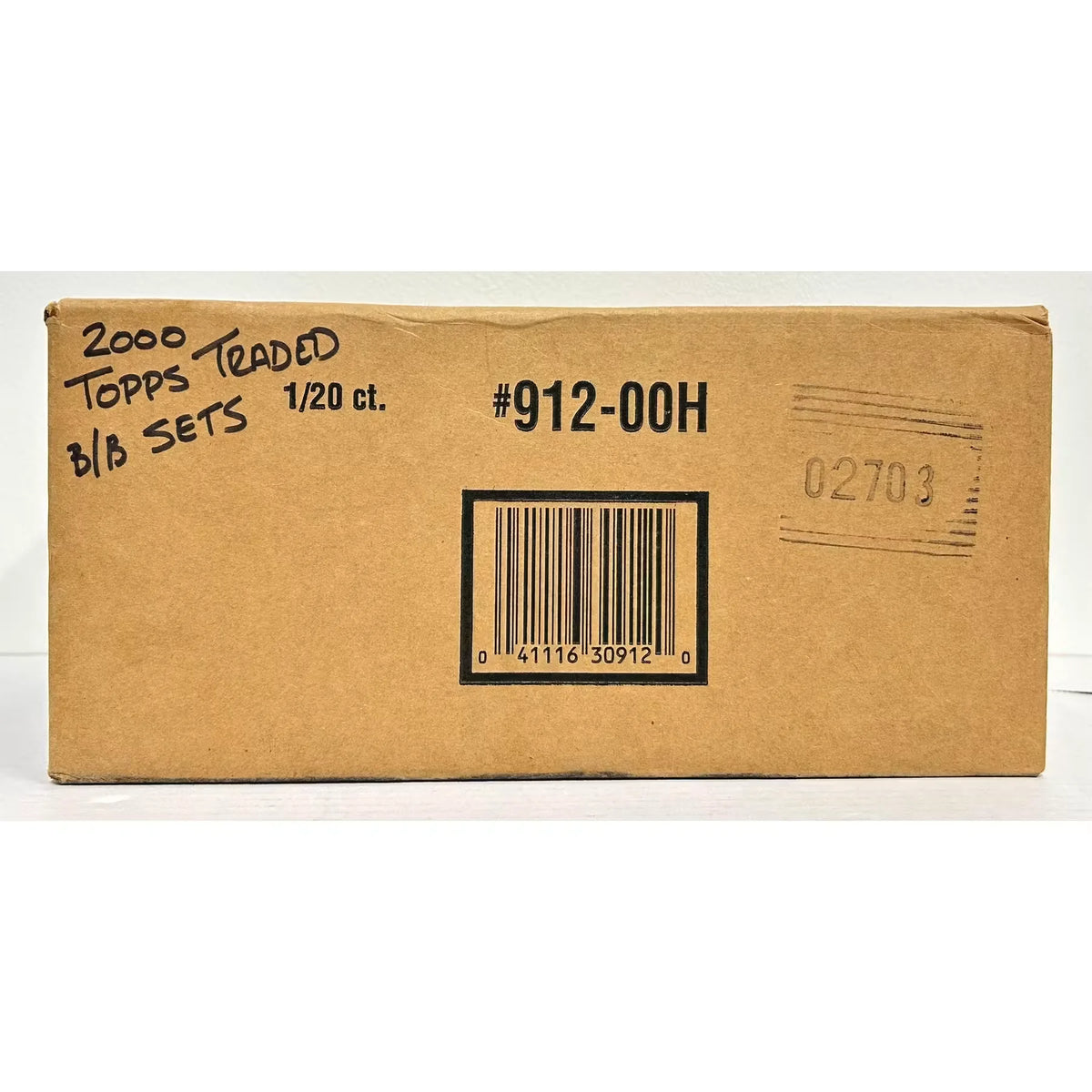 2000 Topps Traded & Rookies Baseball Factory Set Case (Ships Sealed Only) | P5293604