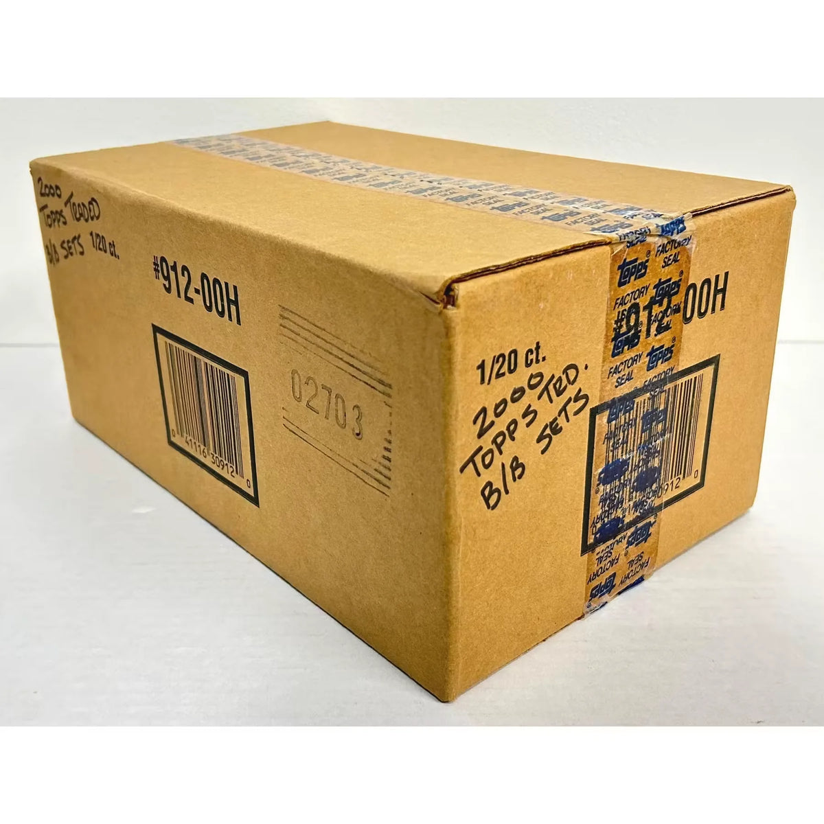 2000 Topps Traded & Rookies Baseball Factory Set Case (Ships Sealed Only) | P5293604