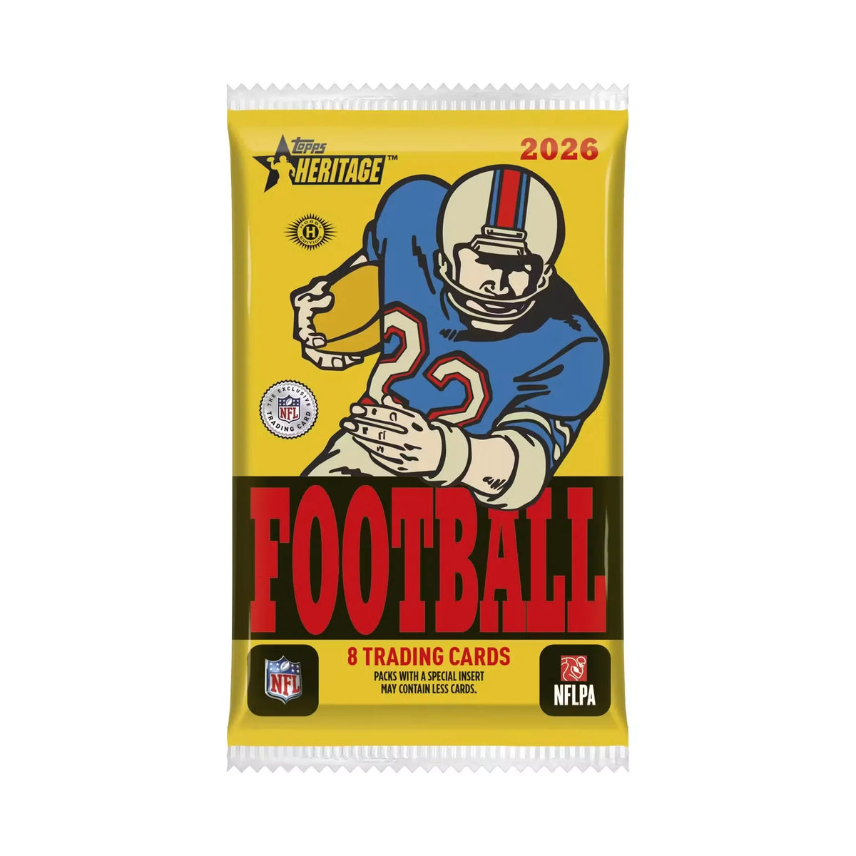 2026 Topps Heritage Football Hobby 12-Box Case | Presell (Ships Sealed Only) | P5294475