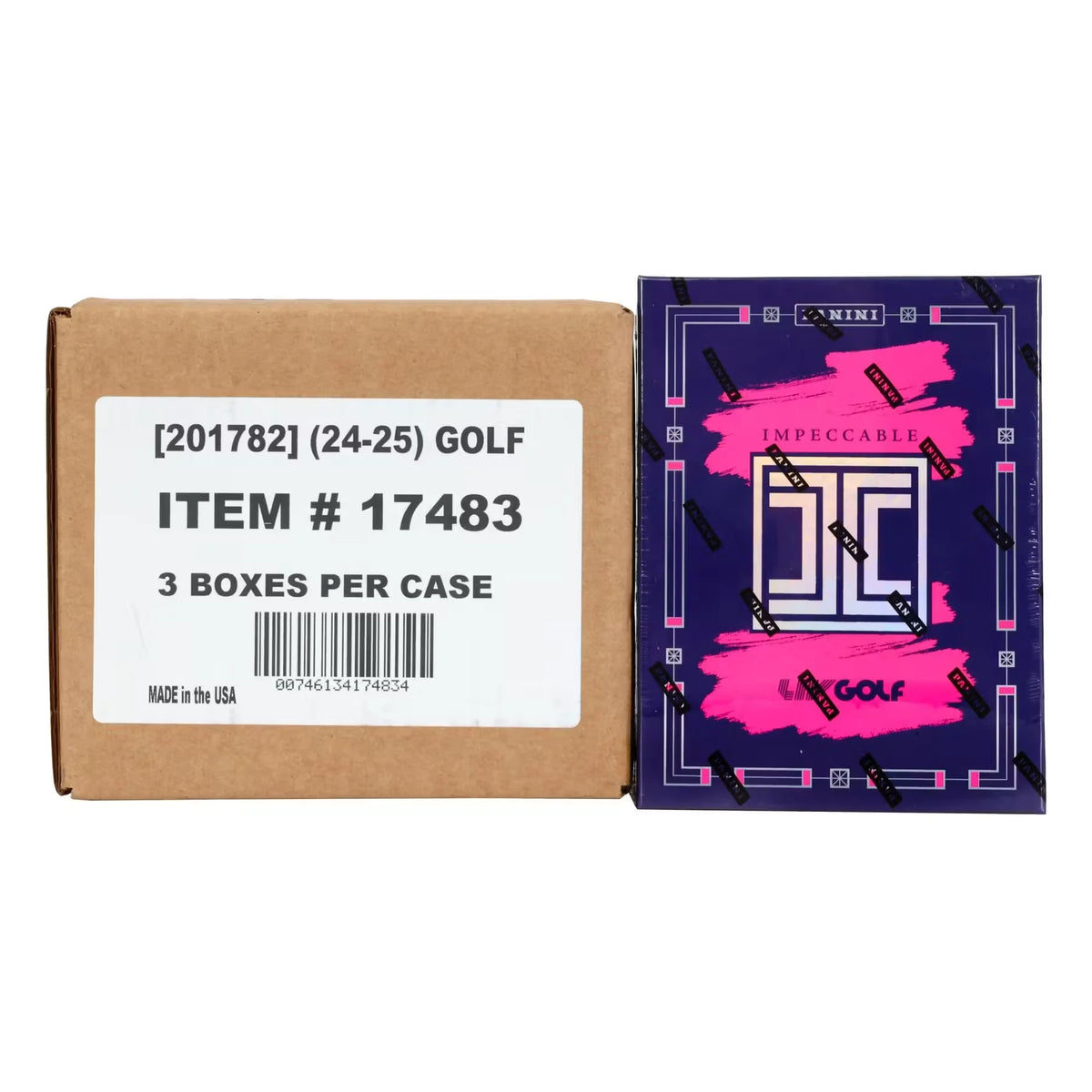 2024 Panini Impeccable LIV Golf Hobby 3-Box Case (Ships Sealed Only) | P5357360