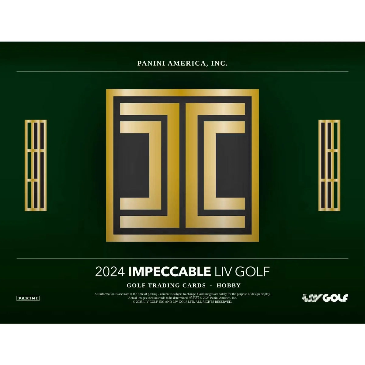 2024 Panini Impeccable LIV Golf Hobby 3-Box Case (Ships Sealed Only) | P5357360