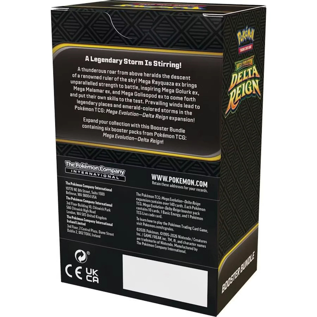 Pokemon Mega Evolution: Delta Reign 6-Pack Booster Bundle Case (25 Ct.) | P5359198