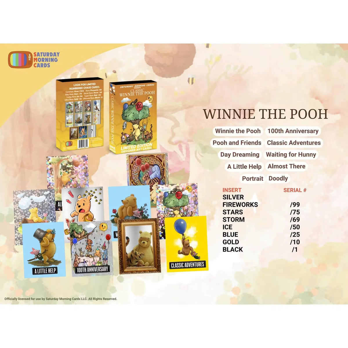 2026 Saturday Morning Cards Winnie the Pooh Hobby 10-Box Case | 100th | P5359894