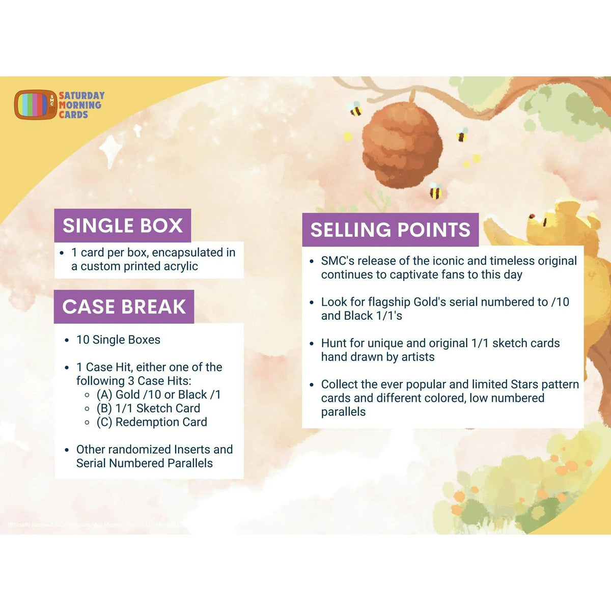 2026 Saturday Morning Cards Winnie the Pooh Hobby 10-Box Case | 100th | P5359894