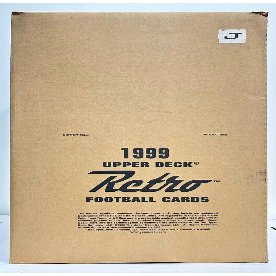 1999 Upper Deck Retro Football Hobby Case | 12 Boxes #04929 (Ships Sealed Only) | P5406724