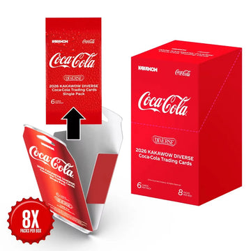 2026 Kakawow Diverse Coca-Cola Trading Cards Blaster Case | 24-Box Presell | P5422108