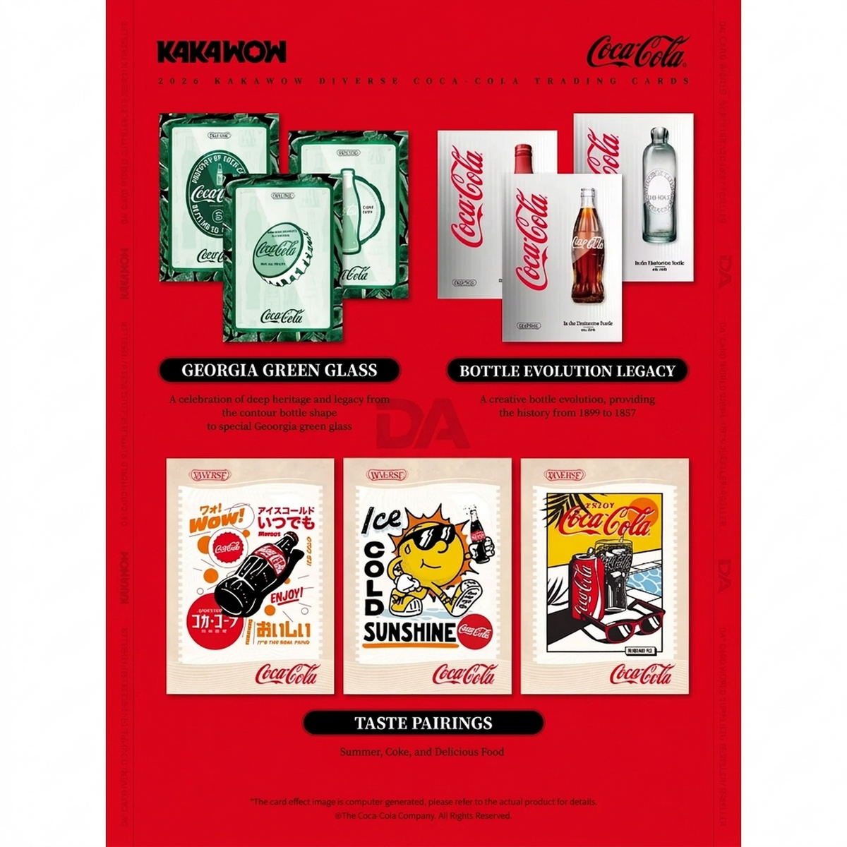 2026 Kakawow Diverse Coca-Cola Trading Cards Blaster Case | 24-Box Presell | P5422108