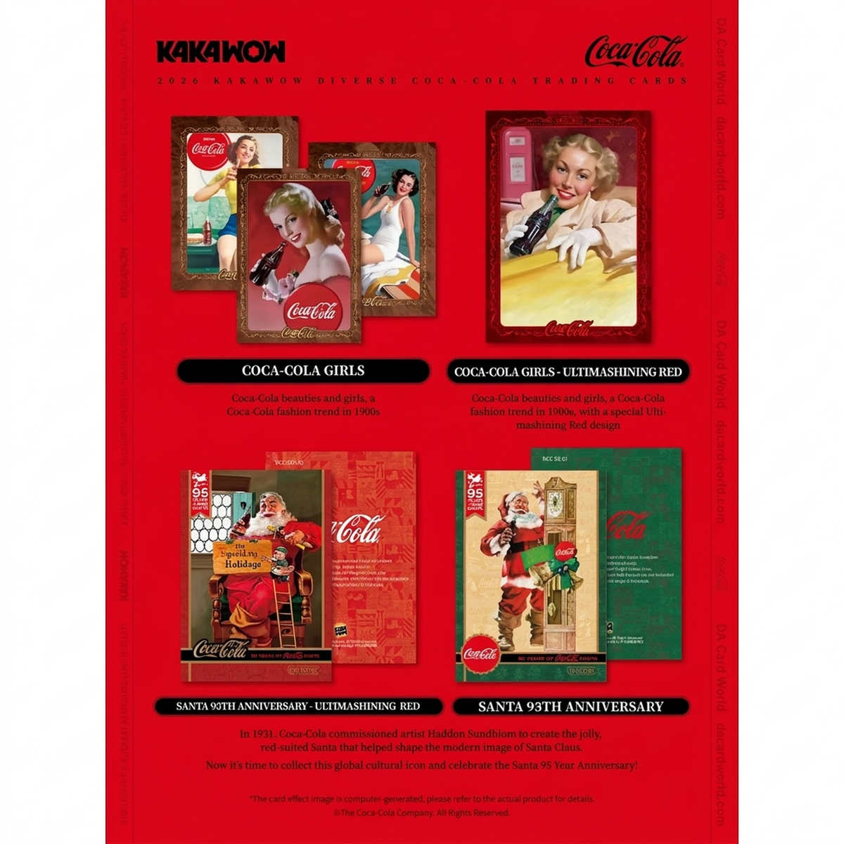 2026 Kakawow Diverse Coca-Cola Trading Cards Blaster Case | 24-Box Presell | P5422108