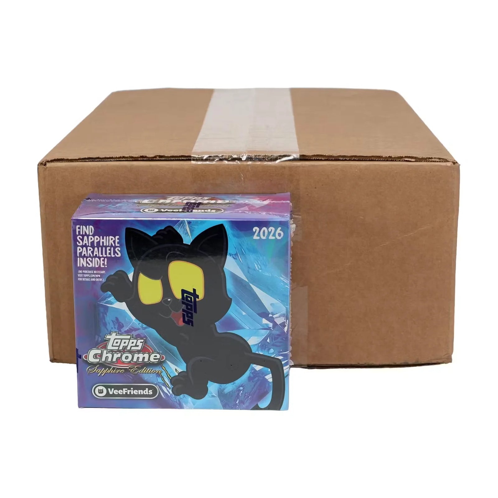 2026 Topps Chrome Sapphire VeeFriends 10-Box Case | Presell (Ships Sealed Only)
