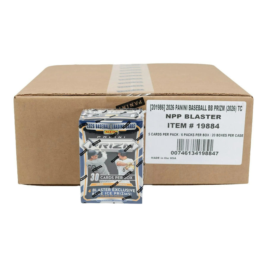 2026 Panini Prizm Baseball Blaster 20-Box Case (Ships Sealed Only) | P5687434