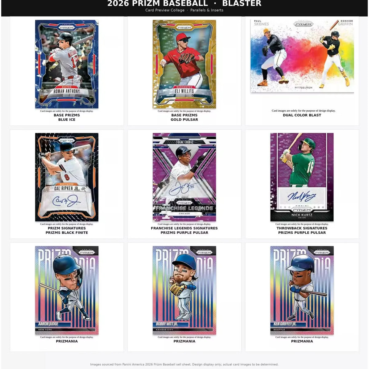 2026 Panini Prizm Baseball Blaster 20-Box Case (Ships Sealed Only) | P5687434