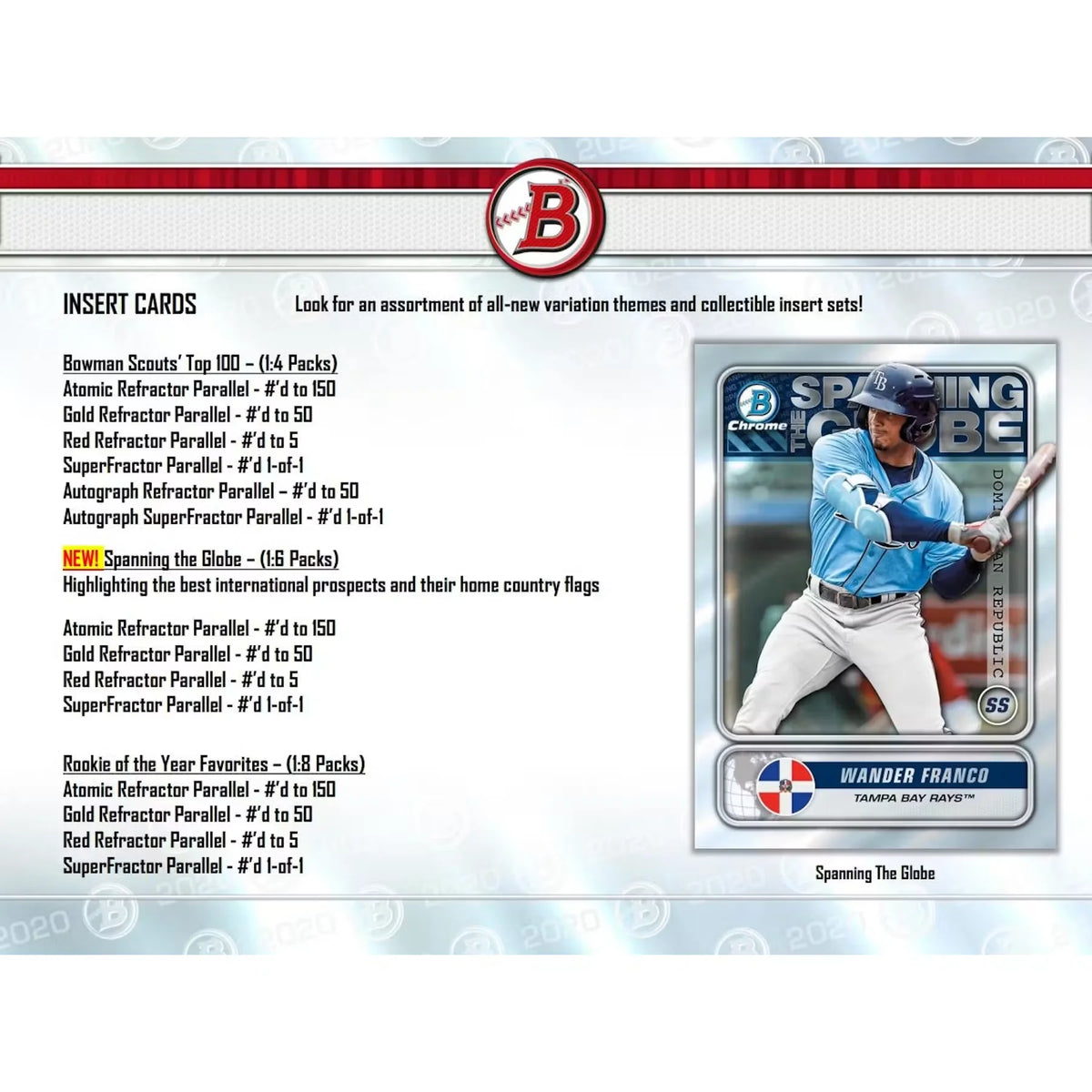 2020 Bowman Baseball Hobby Jumbo 8-Box Case (Ships Sealed Only) | P6052893