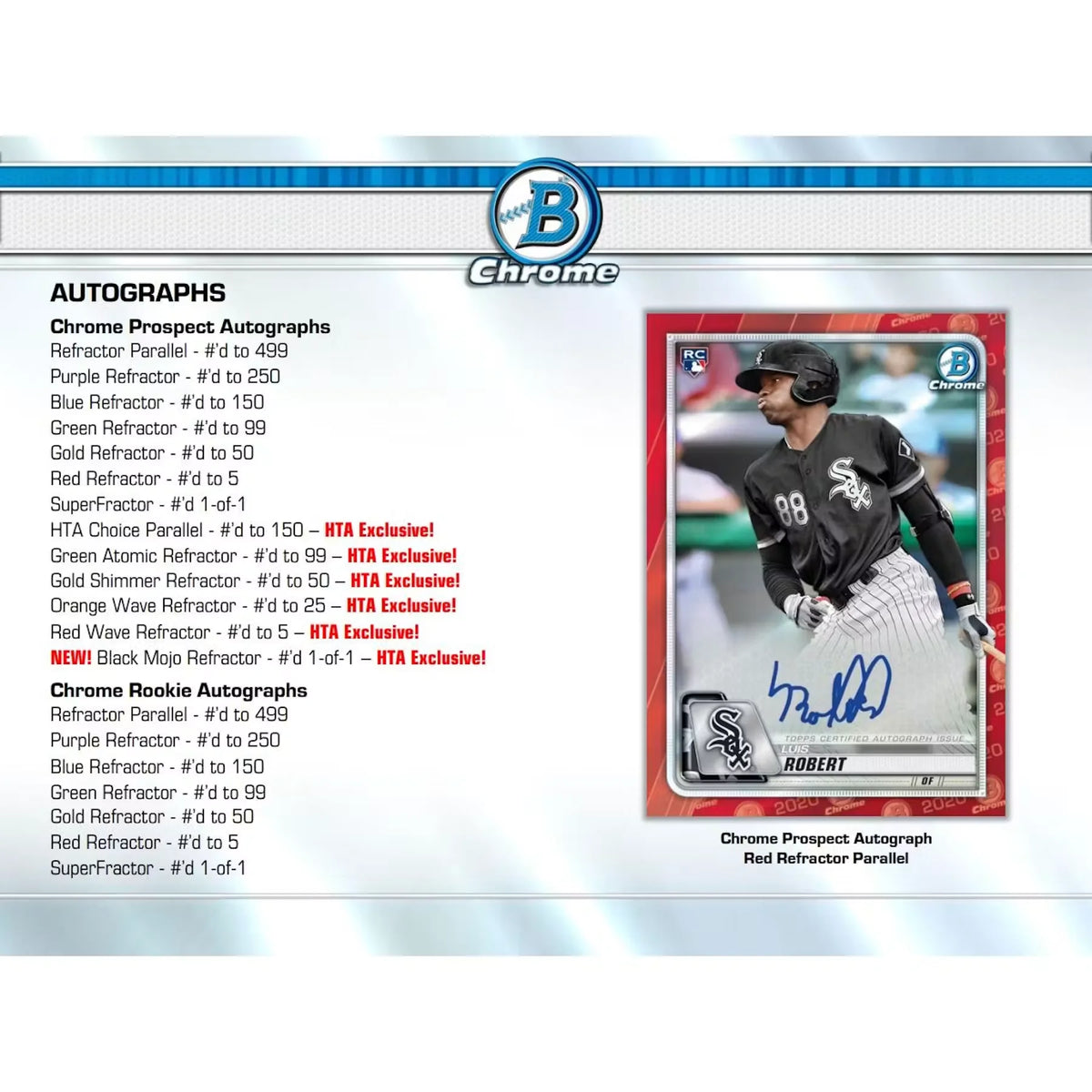 2020 Bowman Chrome Baseball HTA Jumbo 12-Box Case (Ships Sealed Only) | P6052896
