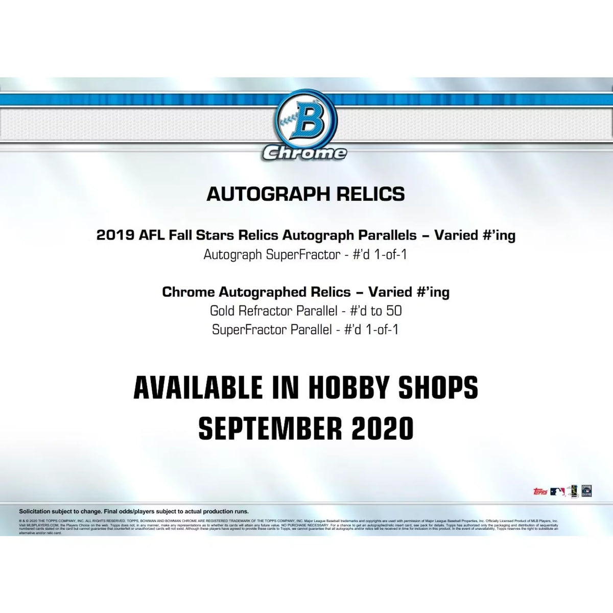 2020 Bowman Chrome Baseball HTA Jumbo 12-Box Case (Ships Sealed Only) | P6052896