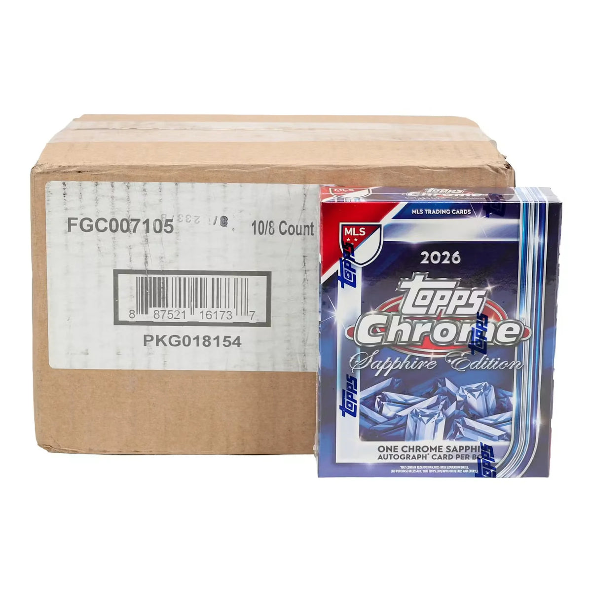 2026 Topps Chrome MLS Soccer Sapphire Edition 10-Box Case | Presell | P6053944