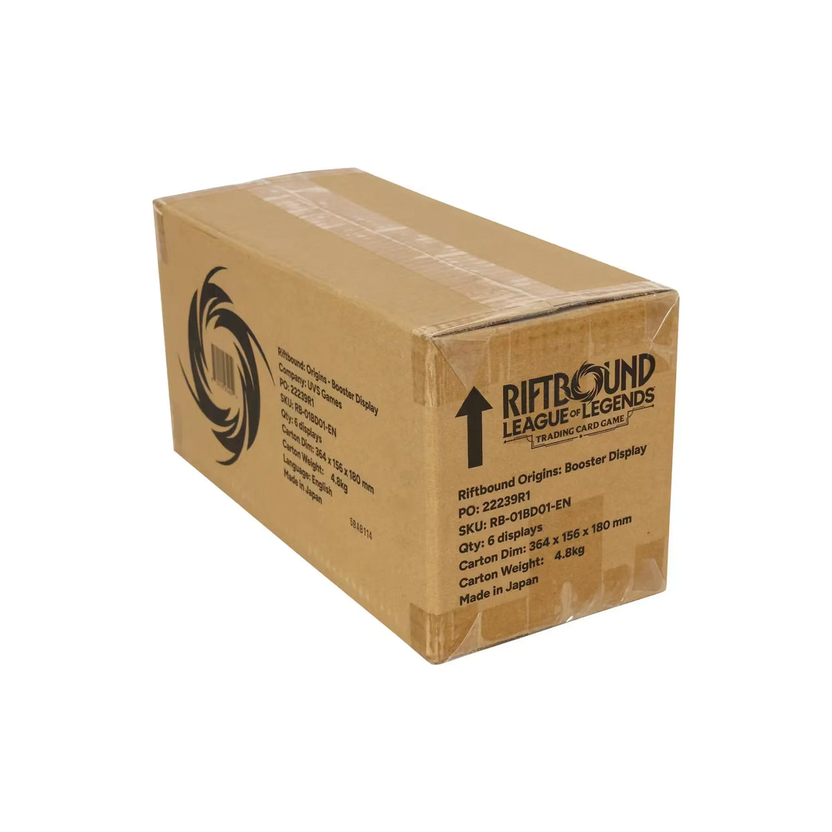 Riftbound League of Legends Origins Booster 6-Box Case | 1st Print | P6056456