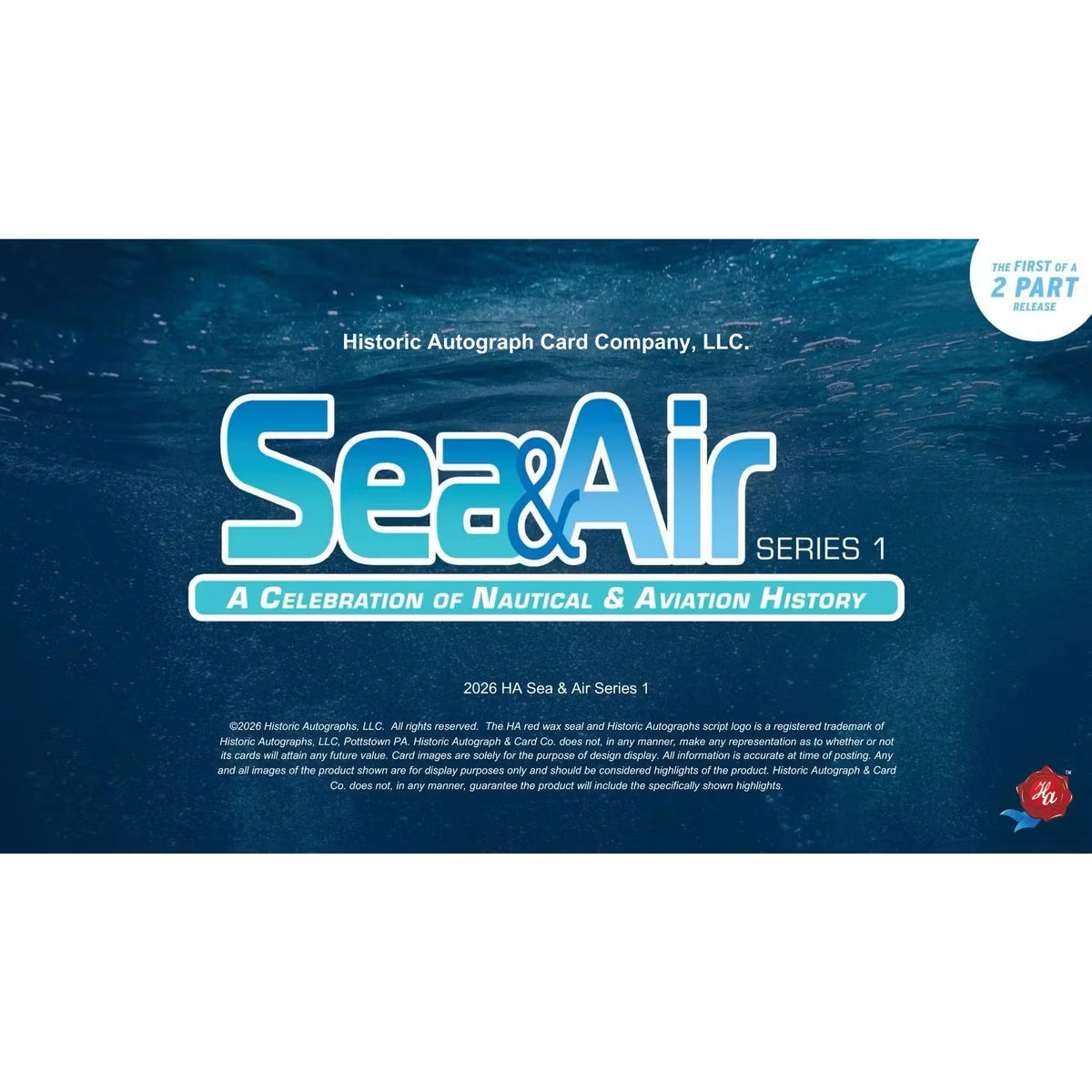 2026 Historic Autographs Sea & Air Series 1 Blaster 24-Box Case | Presell | P6057183