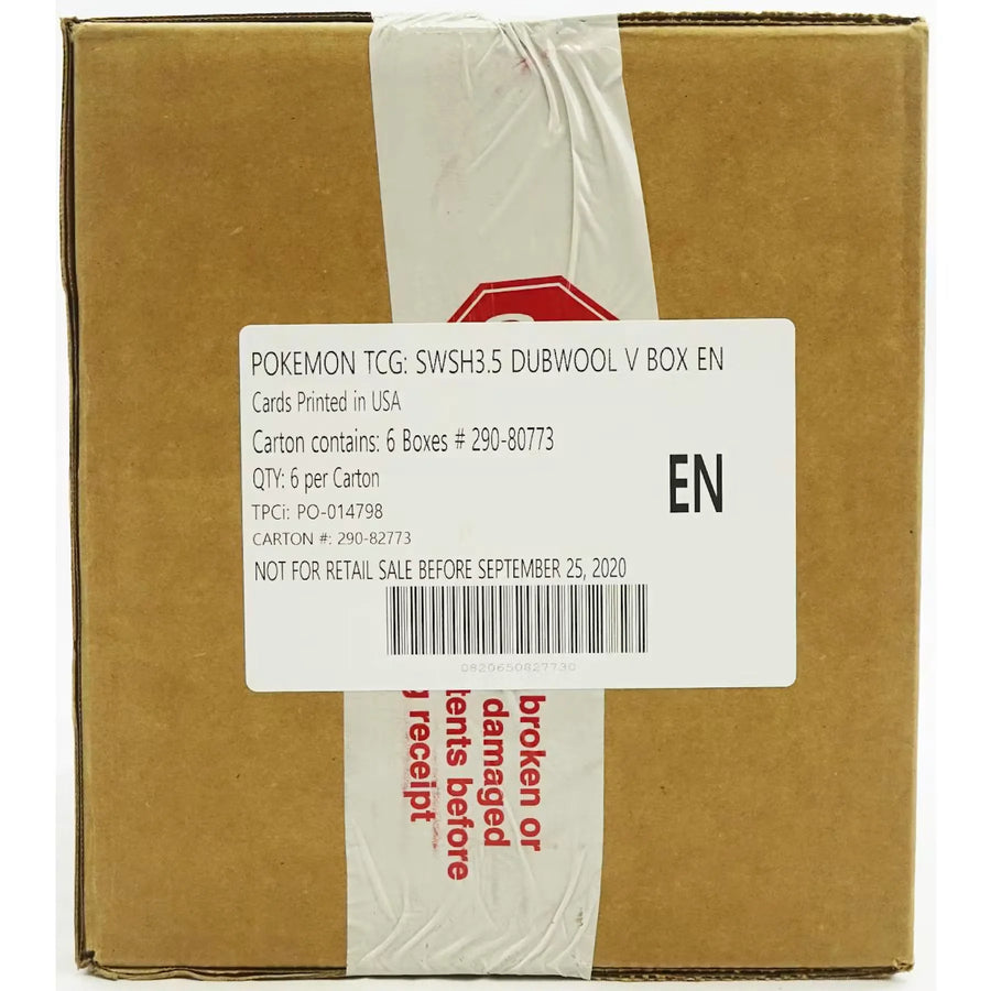 Pokemon Champion's Path Dubwool V 6-Box Case (Ships Sealed Only) - D | P6134530