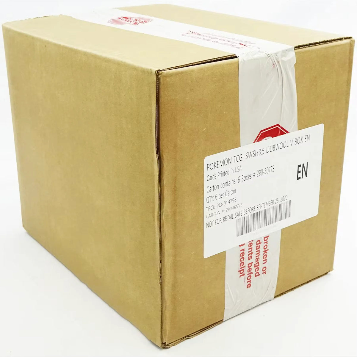 Pokemon Champion's Path Dubwool V 6-Box Case (Ships Sealed Only) - D | P6134530