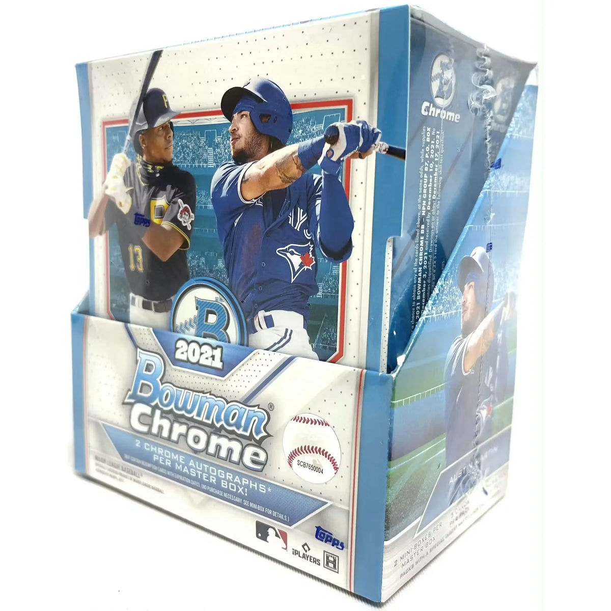 2021 Bowman Chrome Baseball Hobby 12-Box Case (Ships Sealed Only) - D | P6134727