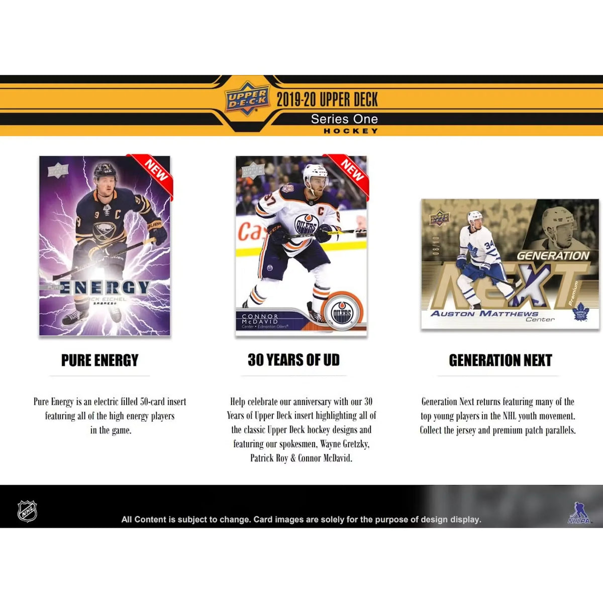 2019-20 Upper Deck Series 1 Hockey Hobby 12-Box Case (Ships Sealed Only) - D | P6135506