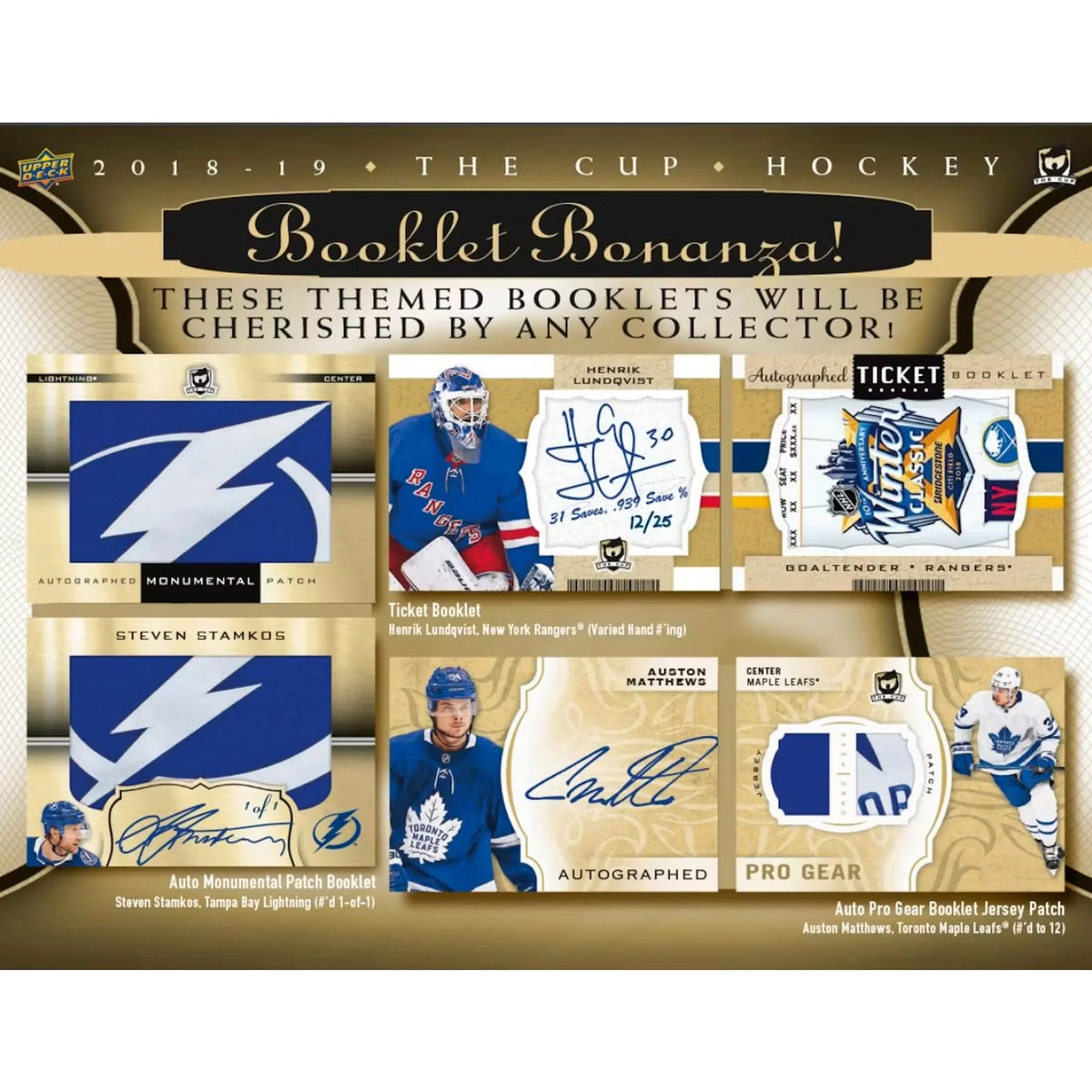 2018-19 Upper Deck The Cup Hockey Hobby 6-Box Case (Ships Sealed Only) - D | P6135517