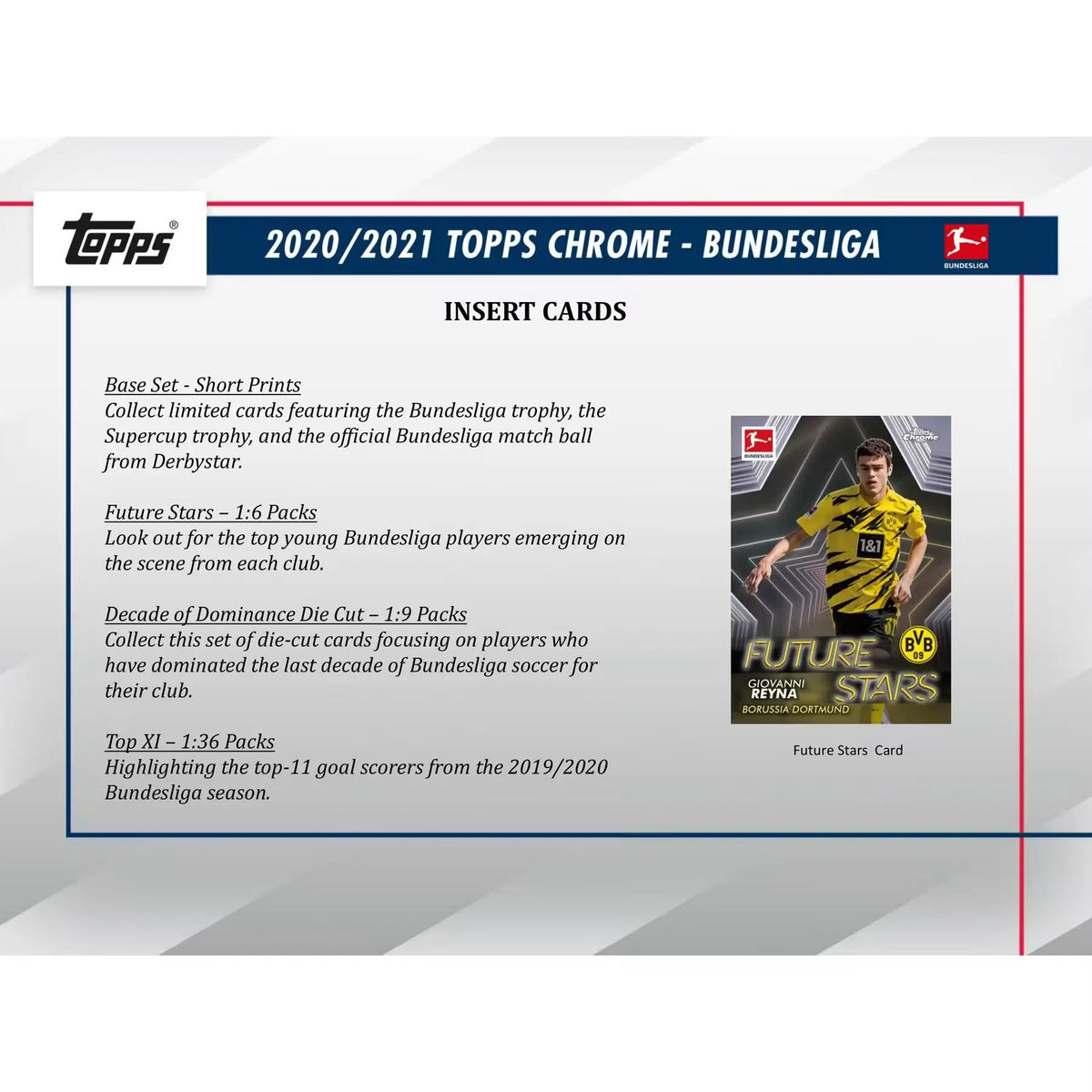 2020-21 Topps Chrome Bundesliga Soccer Hobby 12-Box Case (Ships Sealed Only) | P6135649