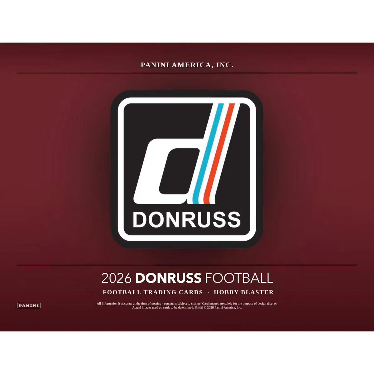 2026 Panini Donruss Football Blaster Hobby 20-Box Case | Presell | P6135887