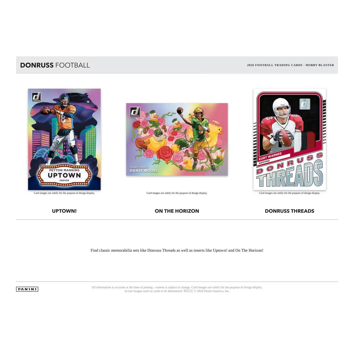 2026 Panini Donruss Football Blaster Hobby 20-Box Case | Presell | P6135887