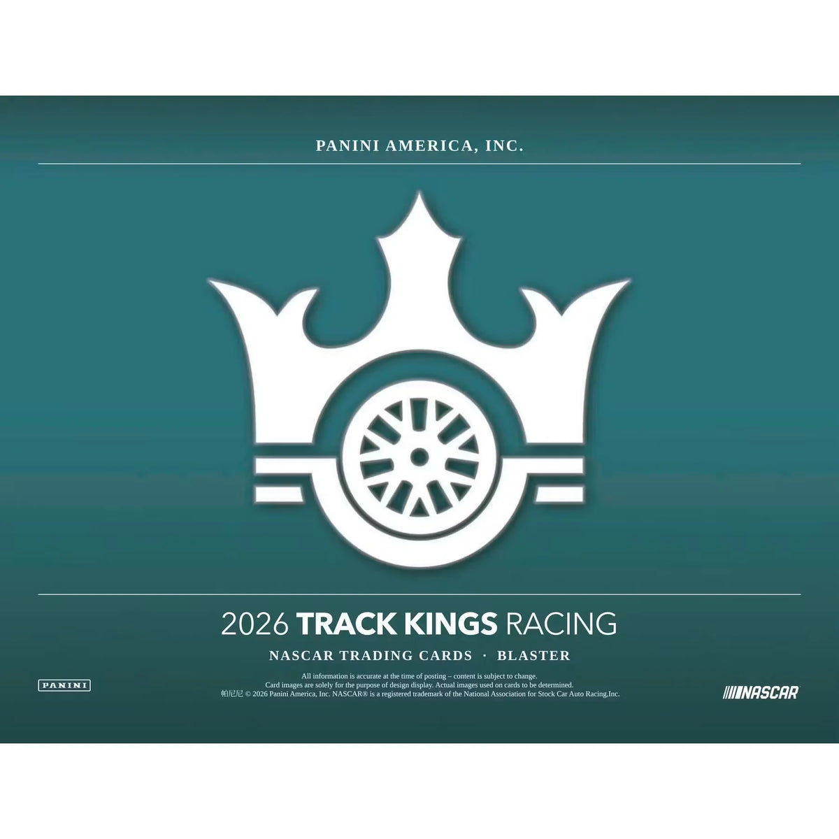 2026 Panini Track Kings NASCAR Racing Blaster Hobby 20-Box Case (Presell) - D | P6135919